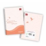 Write On White A4 SPIRAL LONGBOOK ORANGE COLOUR SPIRAL DESIGN - Image 2
