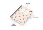 A4 Spiral Notebook 500 Pages Premium Single Ruled Cactus Design Hybrid Lamination SBS Cover Long Lasting Spiral Binding - Image 2