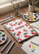 A5 WIRO DIARY Cherry Design 160 Pages - Image 4