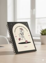 A5 WIRO DIARY Skeleton Design 160 Pages - Image 7