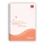 A4 PREMIUM SPIRAL (ORANGE COVER) 400 Pages