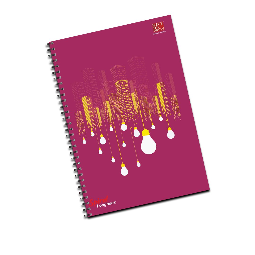 building-blub-300page-front A4 SPIRAL LONGBOOK (BULB) 200 Pages - Image 1