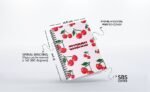 A5 WIRO DIARY Cherry Design 160 Pages - Image 2