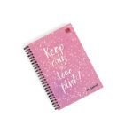 A4 SPIRAL LONGBOOK 300 Pages (KEEP CALM AND LOVE PINK) - Image 4