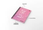 A4 SPIRAL LONGBOOK 300 Pages (KEEP CALM AND LOVE PINK) - Image 3