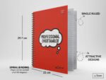 A4 SPIRAL LONGBOOK (OVERTHINKER) - Image 3