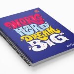 A4 SPIRAL LONGBOOK 200 Pages (WORK HARD DREAM BIG)