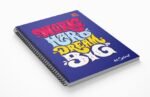 A4 SPIRAL LONGBOOK 300 Pages (WORK HARD DREAM BIG) - Image 7