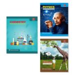 Science Practical Notebook | 140 Pages | Hard Cover, For Physics, Chemistry & Biology (Pack Of 3)