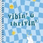 Vibin and Thrivin A4 Size 5 Subject Spiral Longbook | 400 Pages| Ruled| Soft Cover| Size:29.7x21cm