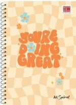 A4 5 Subject Spiral Notebook | Single Line | 200 Pages | Ruled