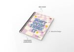 Don't Over Think It A4 Size 5 Subject Spiral Longbook | 400 Pages| Ruled | Soft Cover | Size: 29.7x21cm, For Smooth & Organized Note-taking. - Image 6