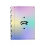 Good Vibes Design A5 Spiral 100 Pages