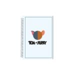 A5 Wiro Bound Diary – Premium Spiral Notebook with Tom and Jerry Cover | 100 Pages