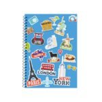 A5 Wiro Bound Diary – Premium Spiral Notebook with Travel-Themed Cover | 100 Pages